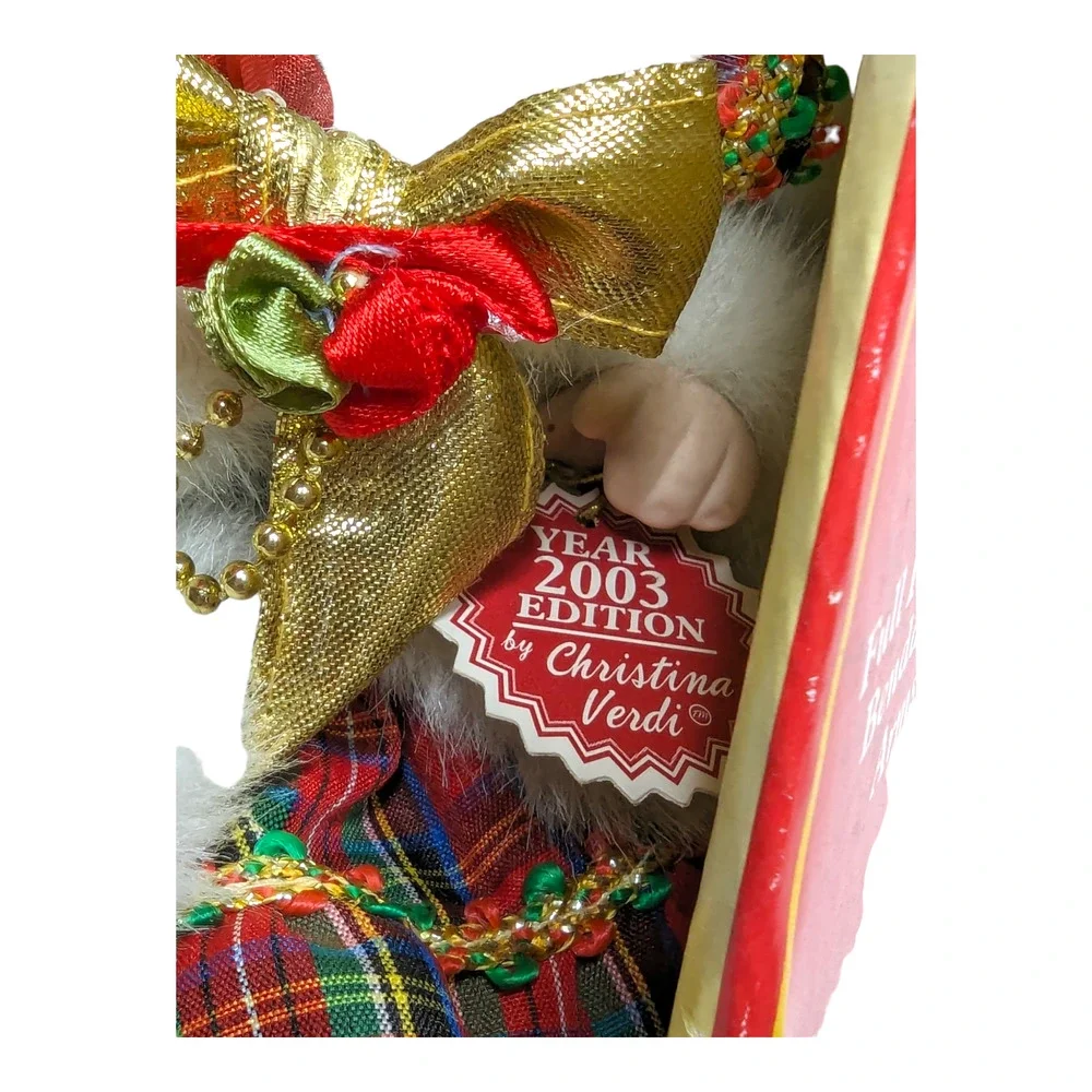Christina Verdi‎ Collection Porcelain Doll Christmas Holiday Limited Edition Vtg